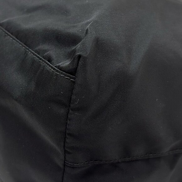 Auth PRADA - Black Nylon Leather Tote Bag - Picture 13 of 13
